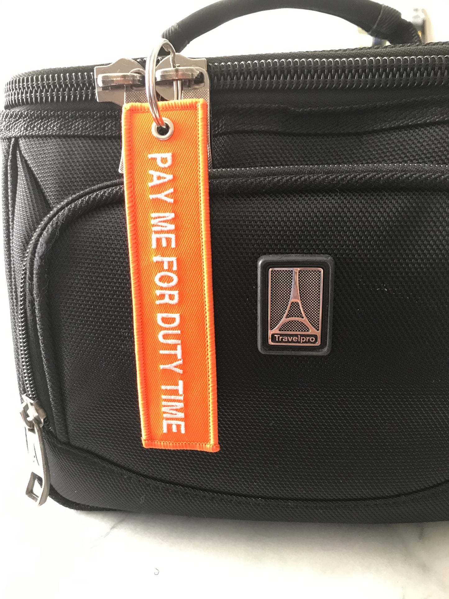 Pay Me for Duty Time Bag Tag