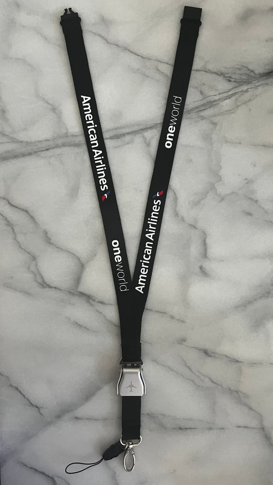 American Airlines Seatbelt Extension Lanyard