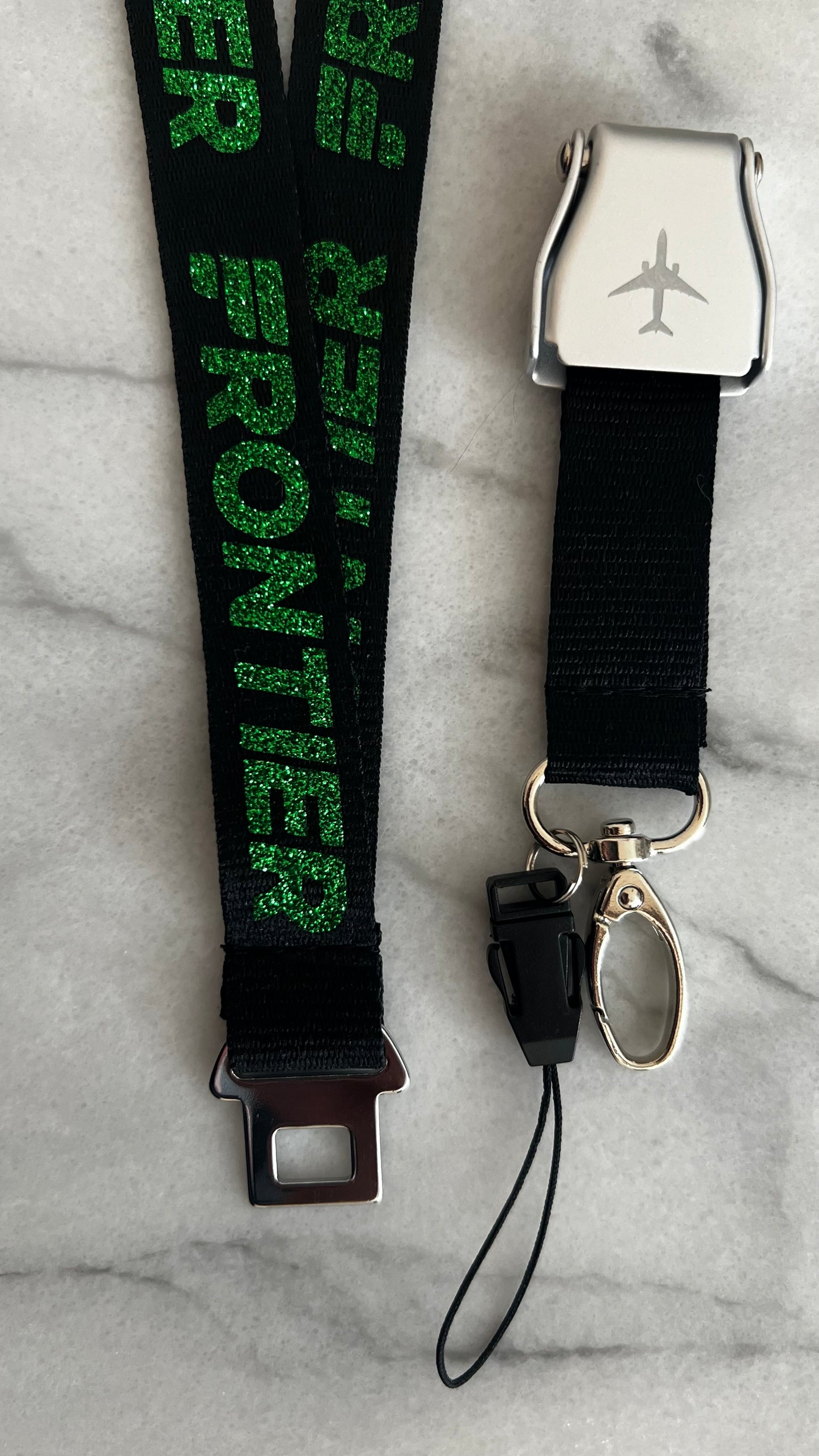 F9 Seatbelt Extension Lanyard - Green