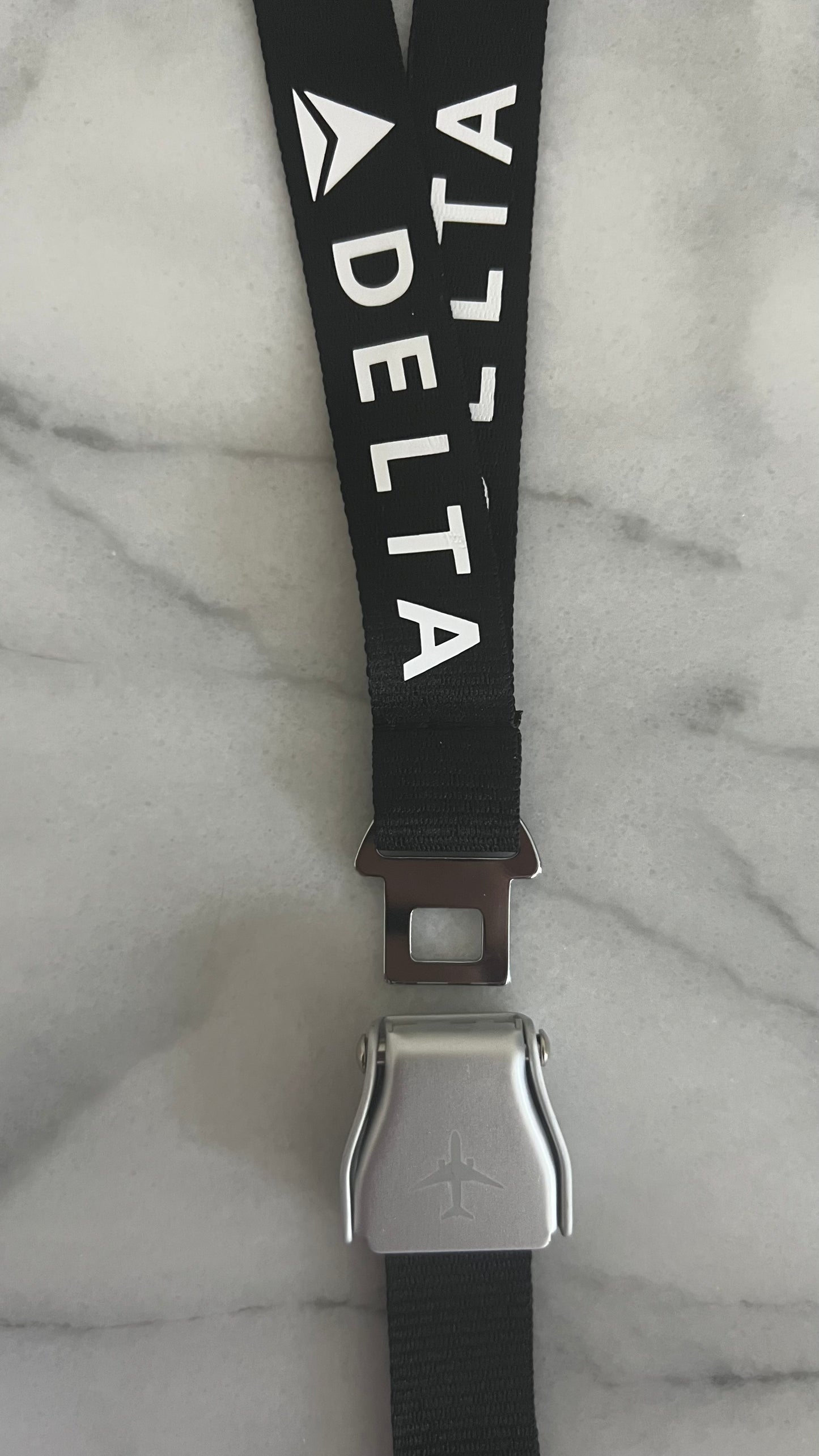 Delta Airlines Seatbelt Extension Lanyard