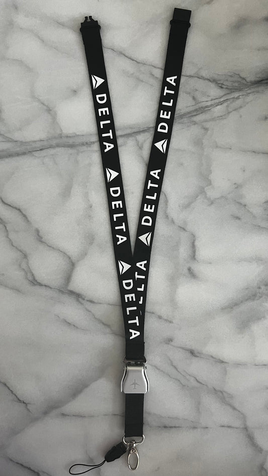 Delta Airlines Seatbelt Extension Lanyard