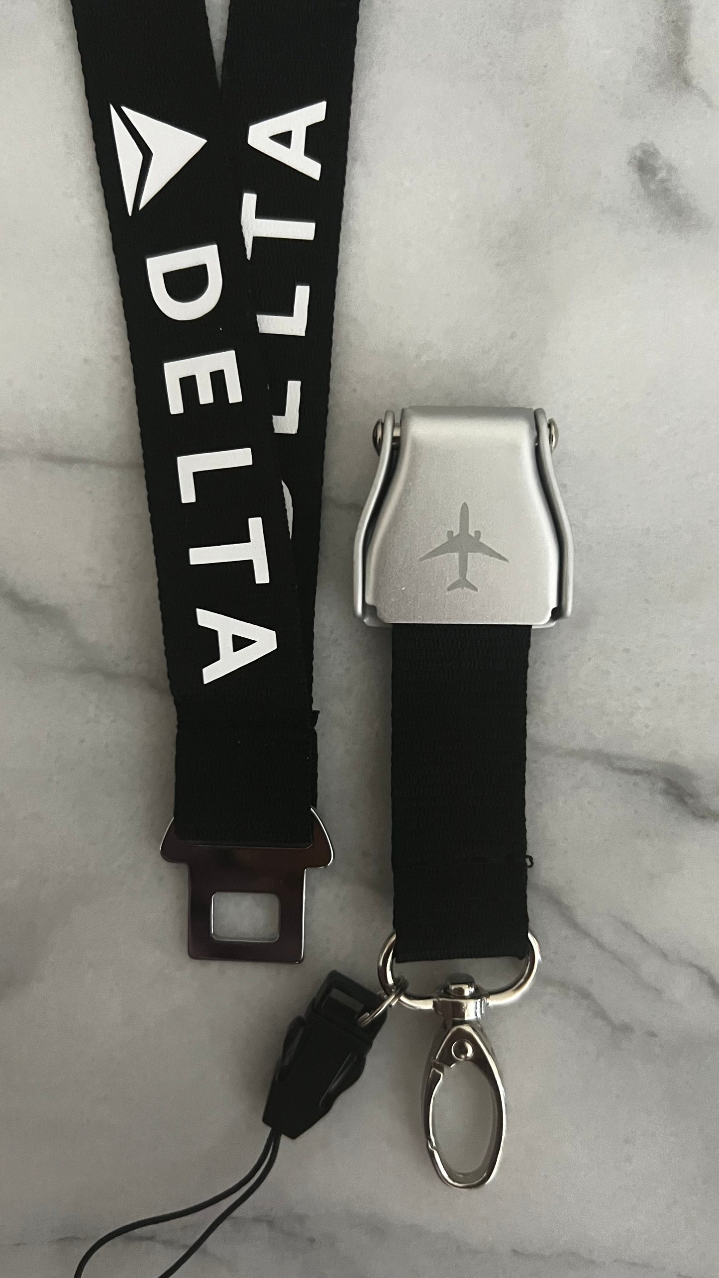 Delta Airlines Seatbelt Extension Lanyard