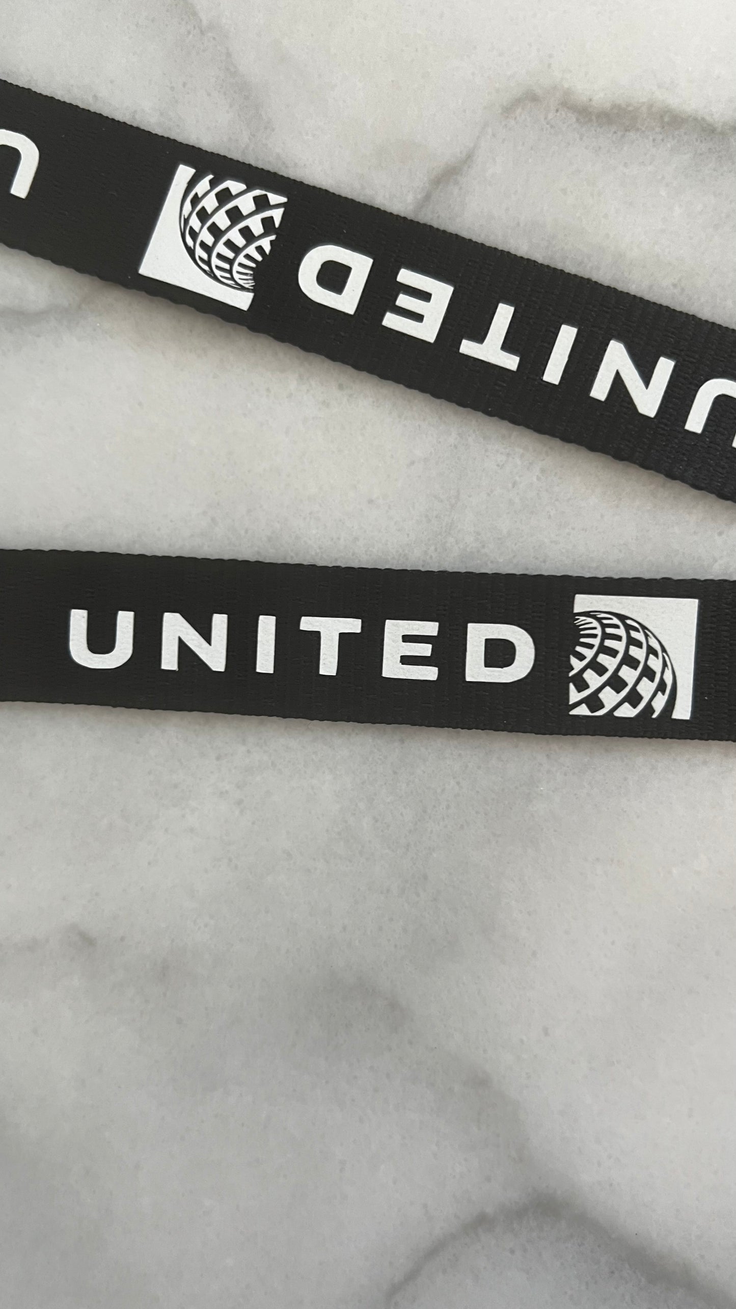 United Airlines Seatbelt Extension Lanyard